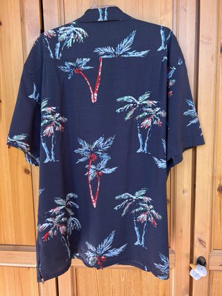 Camisa Hawaiana Springfield Talla L Palmeras