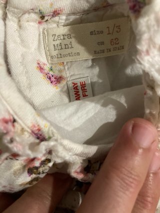 Conjunto Zara Vestido y Braga 1-3 meses
