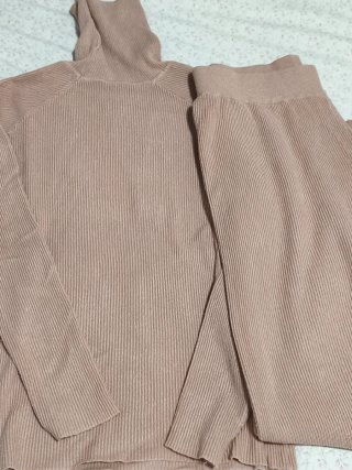 Conjunto de punto mujer ROSA PALO TALLA M/L