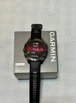 Garmin Fenix 8 AMOLED Zafiro Titanio 47mm