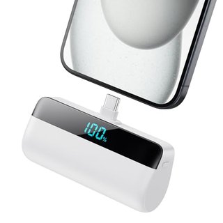 Mini power bank Feob 5200mAh USB-C bianco