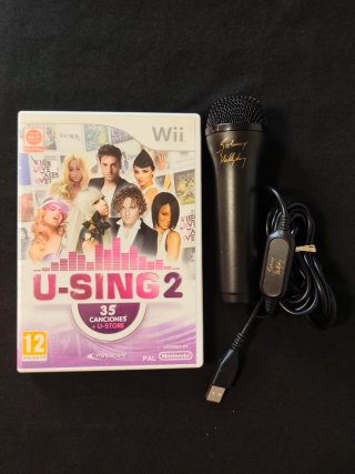 U-Sing 2 + Micrófono. Nintendo Wii.