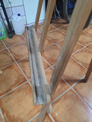 Caballete de madera para pintar