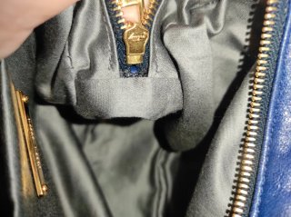 Miu Miu Pochette Azul Piel