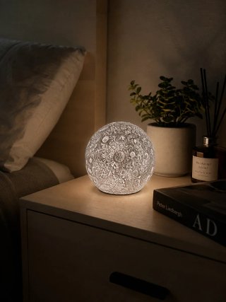 Lámpara Luna LED DIY Efecto Roca