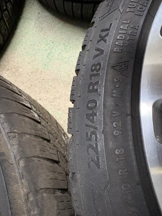 Llantas Mercedes clase CLA 18 5x112 con neumáticos