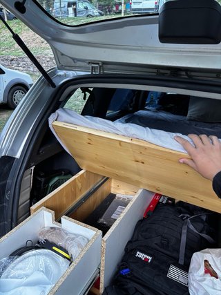 Mueble preparacion camper Dacia Duster 2010