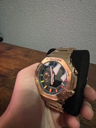Reloj Casio G-Shock GM-B2100 Dorado Multicolor