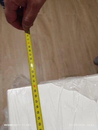 Mesa de comedor blanca como nueva