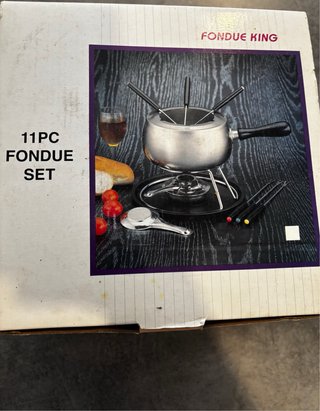 Set Fonduta Formaggio 11 Pezzi Pentolino
