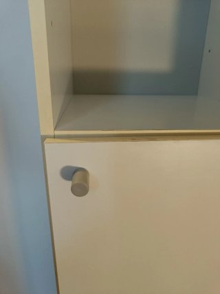 Colonna Libreria Bianca per Bagno