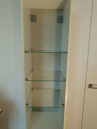 Colonna Libreria Bianca per Bagno