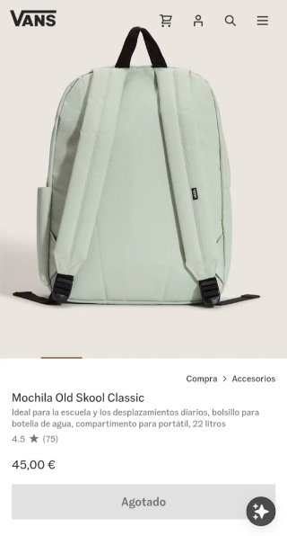 Mochila Vans Old Skool Classic Verde