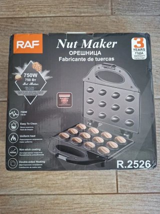 Máquina de Fazer Nozes Doces Recheadas RAF 750W