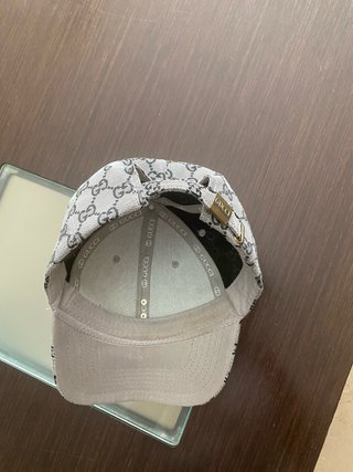 Gorra Gucci GG Gris y Verde