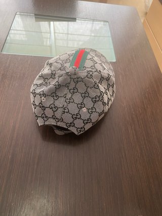 Gorra Gucci GG Gris y Verde