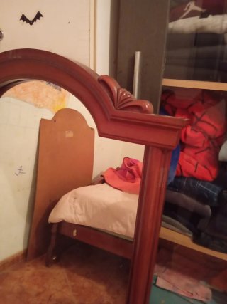 Cómoda+espejo  de madera