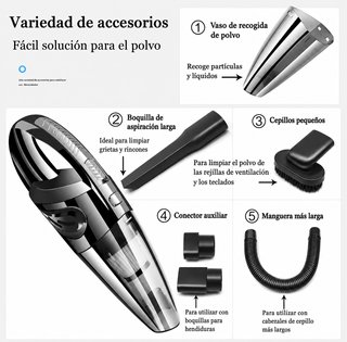 Aspiradora de Coche Inalámbrica 120W ( Hibrida)