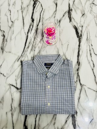 Camicia Polo Ralph Lauren Uomo L Quadri Slim Fit