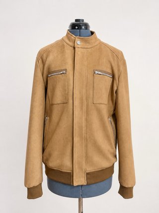 Chaqueta Zara efecto ante camel Talla M