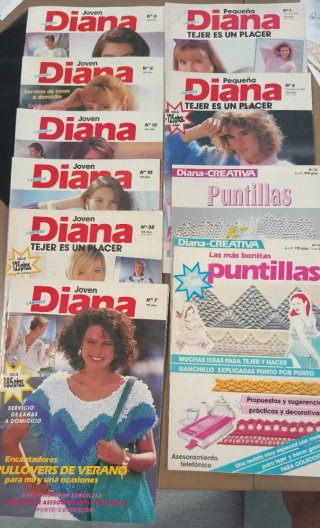 Lote 11 Revistas Vintage Labores DIANA