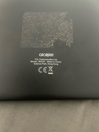 Tablet Alcatel 9032X, NO ENCIENDE, esta nueva