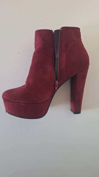 Stivaletti Quanticlo Bordeaux Tacco Alto