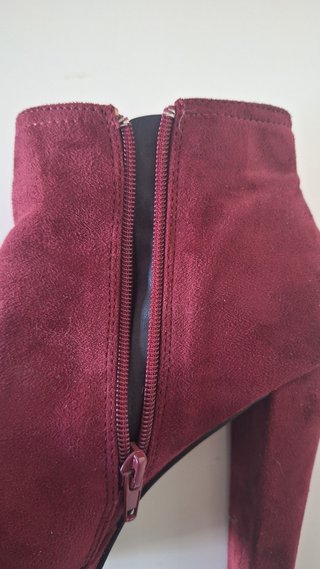 Stivaletti Quanticlo Bordeaux Tacco Alto