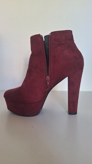 Stivaletti Quanticlo Bordeaux Tacco Alto