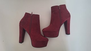 Stivaletti Quanticlo Bordeaux Tacco Alto