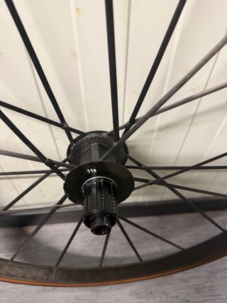 Coppia di ruote in carbonio Lightweight per freni a disco