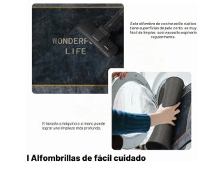 Set di 2 Tappeti da Cucina Antiscivolo