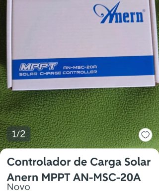 Controlador Carga Solar Anern MPPT AN-MSC-20A