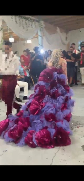 Vestido de novia fiesta gitana