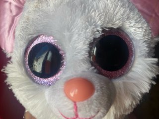3 pelúcia TY Bailarina e cão azul+oferta de gato
