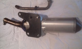 Tubo Escape Completo Tecnigas 4 Scoot
