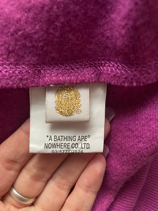 Sudadera BAPE Rosa y Morada Nueva
