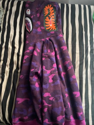 Sudadera BAPE Rosa y Morada Nueva