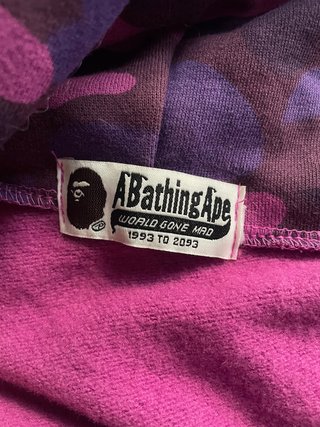Sudadera BAPE Rosa y Morada Nueva