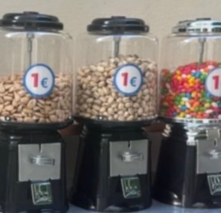 Máquina de frutos secos a granel o bolas