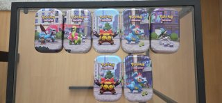 7 Mini Latas Pokémon TCG