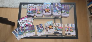 7 Mini Latas Pokémon TCG