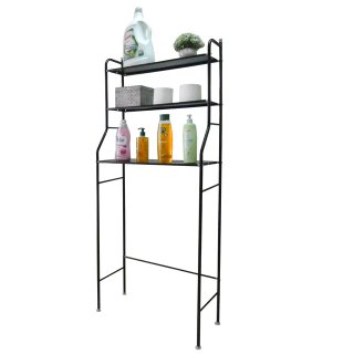 Estantería Lavadora Metal 3 Alturas Negro NUEVO