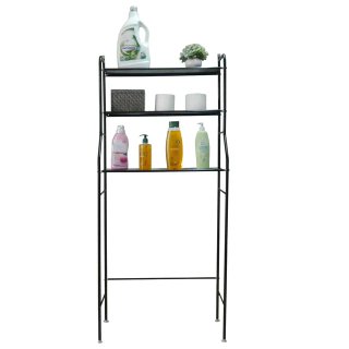 Estantería Lavadora Metal 3 Alturas Negro NUEVO