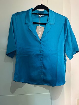 Camisa BZB azul mujer