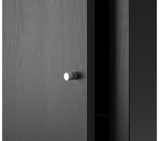 Mueble Organizador Negro Marrón