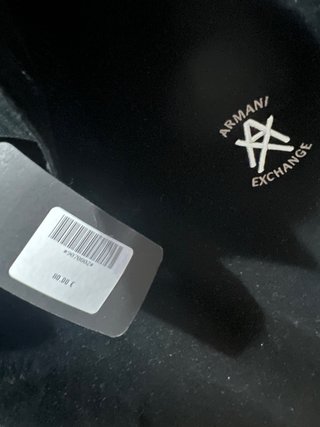 Polo Armani Exchange Talla M Negro Nuevo