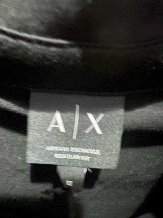 Polo Armani Exchange Talla M Negro Nuevo