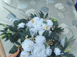 2 Pares Flores Boda Adorno