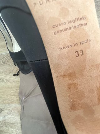 Zapatos de tacón Pura López negros